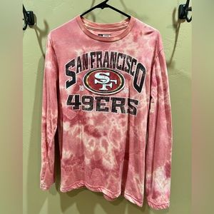 Unique San Francisco 49ers tie-dye, long sleeve!